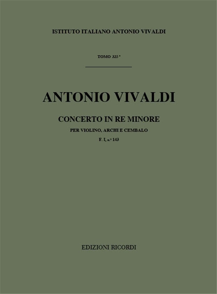 Concerto in Re Minore (D minor) Rv 237